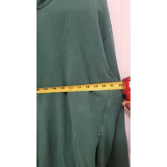 Uniglo Green Hoodie Pullover Sweatshirt with Pockets & Hood SIze XL/T - Picture 7 of 10